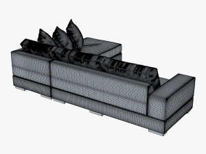 oscar sofa 3D मॉडल