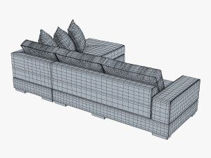 oscar sofa 3D मॉडल