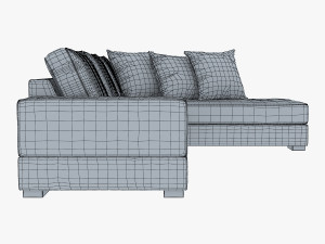 oscar sofa 3D मॉडल