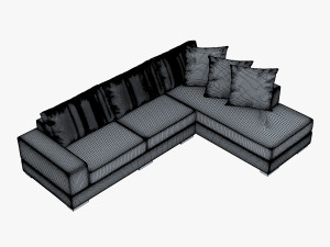 oscar sofa 3D मॉडल