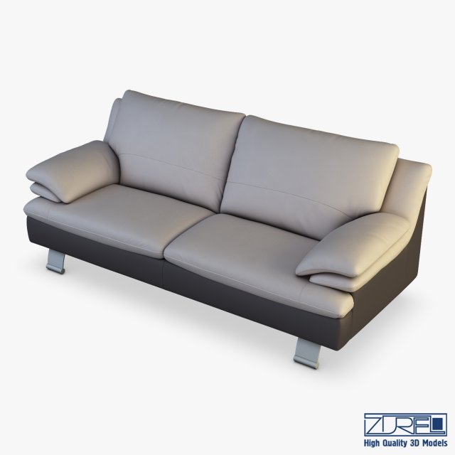 z742 sofa v 1 217cm 3Dモデル .c4d .max .obj .3ds .fbx .stl .blend 