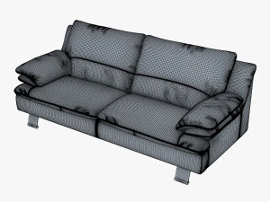 z742 sofa v 1 217cm 3D Model