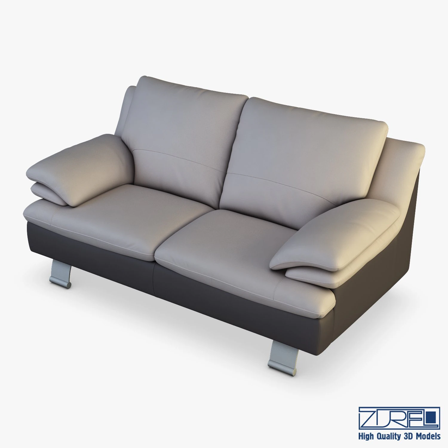 z742 sofa v 2 177cm 3D Model .c4d .max .obj .3ds .fbx .stl .blend 