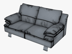 z742 sofa v 2 177cm Model 3D