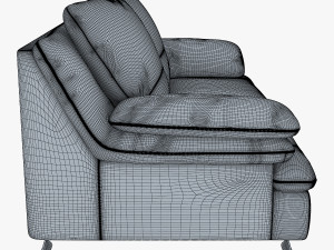 z742 sofa v 2 177cm Model 3D