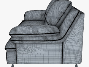 z742 sofa v 2 177cm Model 3D