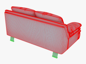 z742 sofa v 2 177cm Model 3D
