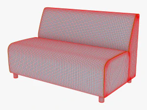 sofa alfa wersja 2 Model 3D