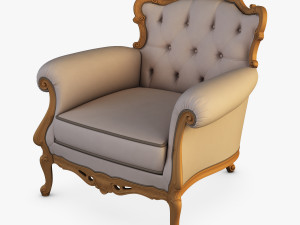 angelo cappellini austen armchair 3Dモデル