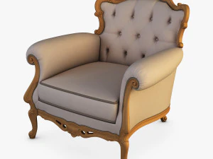 Анджело Каппеллини кресло Остин 3D Модель
