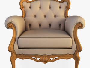 angelo cappellini austen armchair 3D Model
