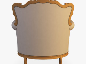 angelo cappellini austen armchair 3D Model