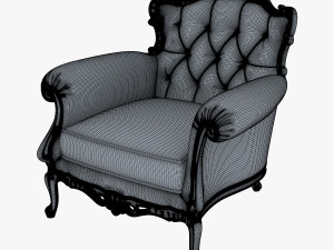 angelo cappellini austen armchair 3D Model