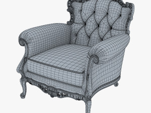 angelo cappellini austen armchair 3D Model