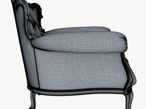 angelo cappellini austen armchair 3D Model