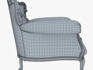 angelo cappellini austen armchair 3D Model
