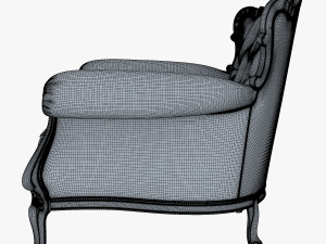 angelo cappellini austen armchair 3D Model
