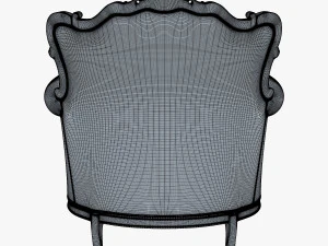 angelo cappellini austen armchair 3D Model