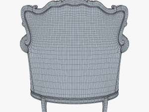 angelo cappellini austen armchair 3D Model