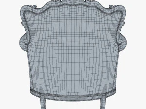 angelo cappellini austen armchair 3D Model
