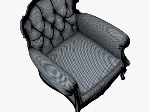angelo cappellini austen armchair 3D Model