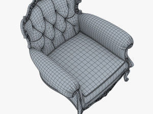 angelo cappellini austen armchair 3D Model