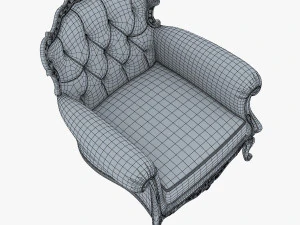 angelo cappellini austen armchair 3D Model