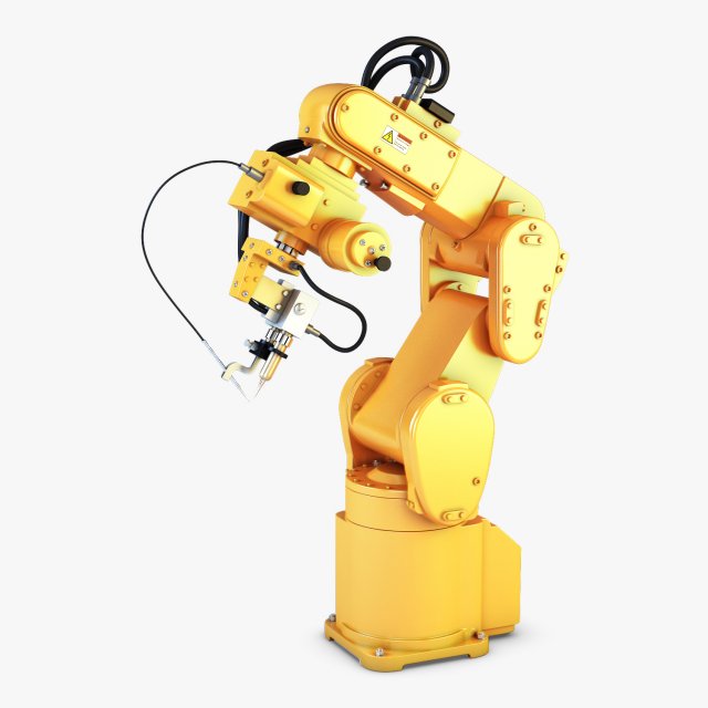 generic industrial robot v 1 Model 3D .c4d .max .obj .3ds .fbx .stl .blend 