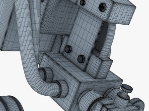 generic industrial robot v 1 Model 3D