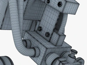 generic industrial robot v 1 3D Model