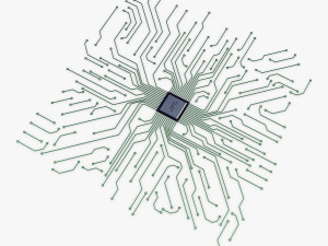 electronic circuit v 3 3D Модель