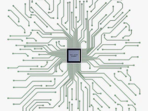 circuito elettronico v 3 Modello 3D