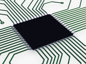 electronic circuit v 3 3D Модель
