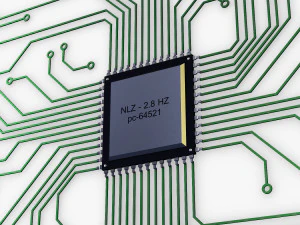 circuito elettronico v 3 Modello 3D