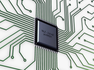 electronic circuit v 3 3D Модель