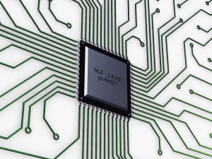 circuito elettronico v 3 Modello 3D