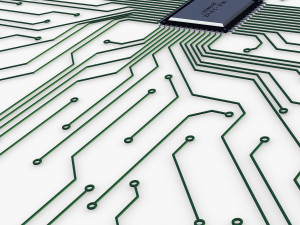 electronic circuit v 3 3D Модель