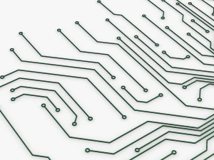 circuito elettronico v 3 Modello 3D