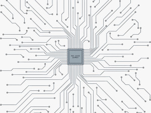 electronic circuit v 3 3D Модель