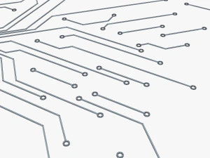 circuito elettronico v 3 Modello 3D