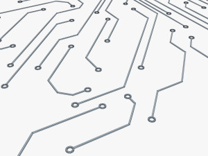 electronic circuit v 3 3D Модель
