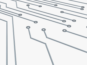 electronic circuit v 3 3D Модель