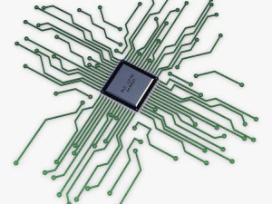 rangkaian elektronik v 4 Model 3D