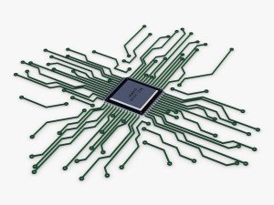electronic circuit v 4 3D Model