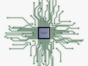 electronic circuit v 4 3D Model
