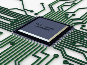 electronic circuit v 4 3D Model