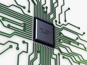 electronic circuit v 4 3D Model
