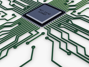 electronic circuit v 4 3D Model