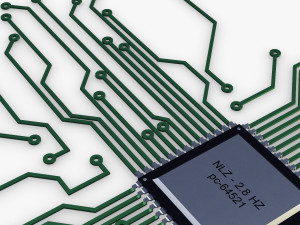 electronic circuit v 4 3D Model