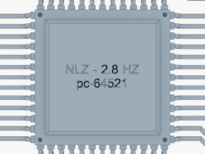 electronic circuit v 4 3D Model